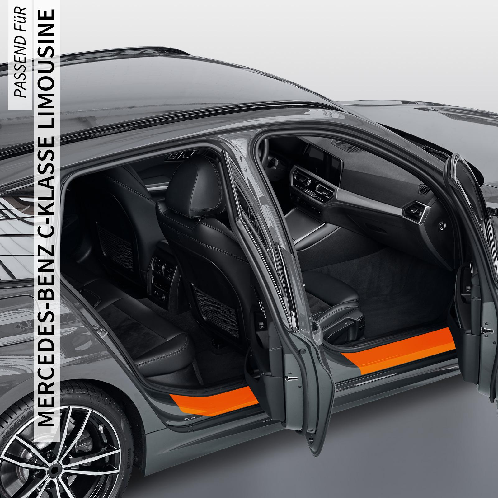Einstiegsleistenschutzfolie für Mercedes-Benz C-Klasse Limousine Typ W205, BJ 03/2014-2021