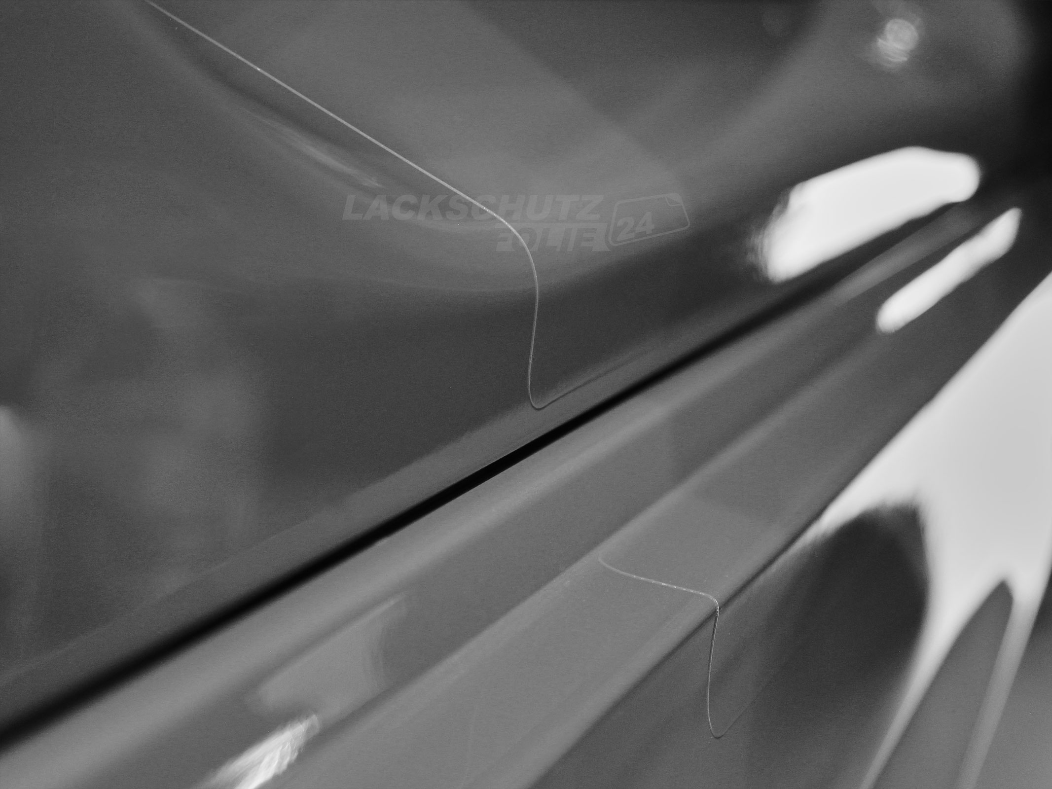Einstiegsleistenschutzfolie für Opel Astra Stufenheck / Limousine Typ J, BJ 09/2012-2018